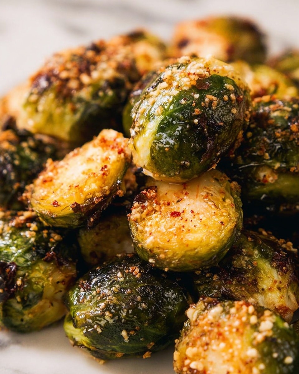 Unlock Flavor & Crunch: Crispy Parmesan Garlic Roasted Brussels Sprouts